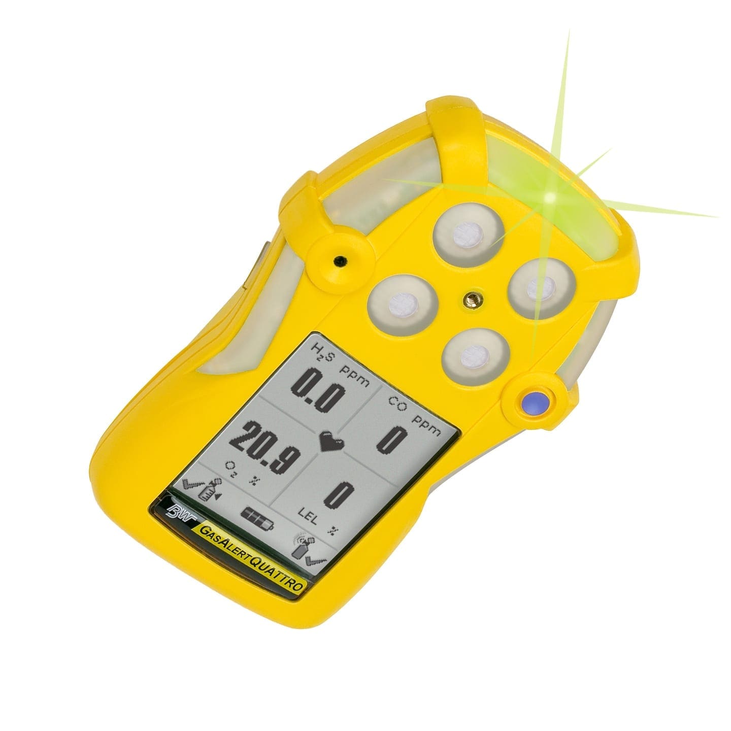 BW Technologies Gas Alert Quattro Personal MultiGas Detector Rental