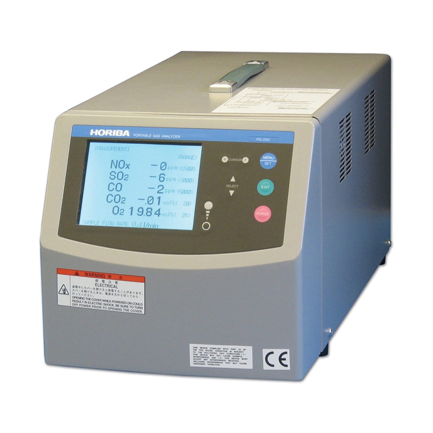 Horiba PG250 Portable Gas Analyser Rental/Hire Ashtead Technology