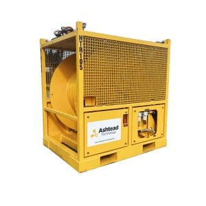 1" Air Powered Umbilical Reel with Open Core Centre