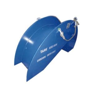 4”Overboard Chute, With / Without Rollers: 850mm Radius