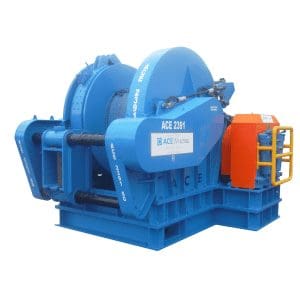 ACE 83-120 Tonne Working Load Limit (WLL) Hydraulic Drum Winches